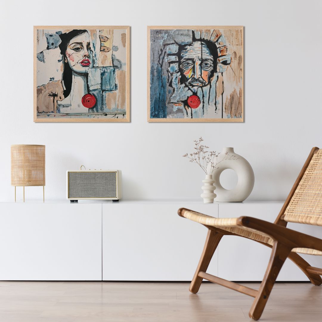 Retrato de kintsugi de la subserie Ungüento